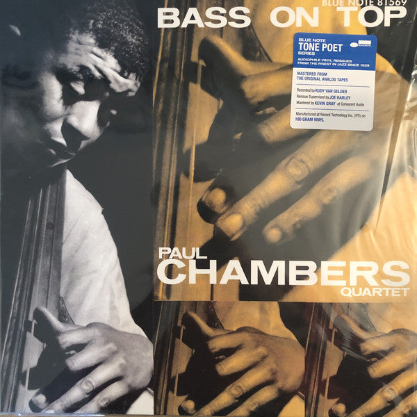 Paul Chambers Quartet : Bass On Top (LP, Album, RE, 180)