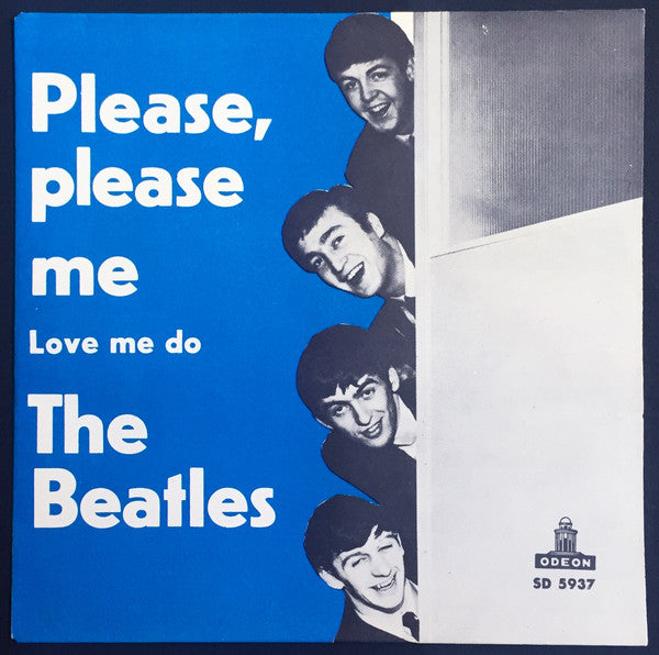 The Beatles : Please, Please Me (7", Single, Mono, RP, Bla)