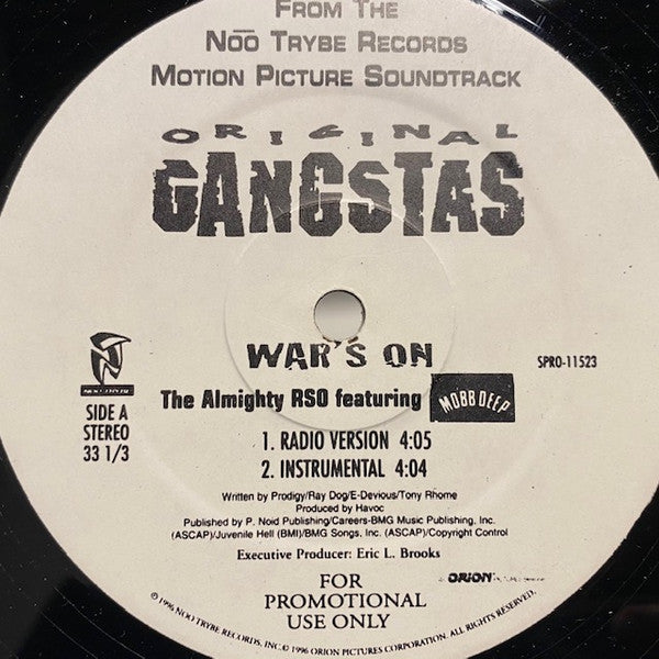 The Almighty RSO ~ War's On (Vinyl) - Djungel & Jazz