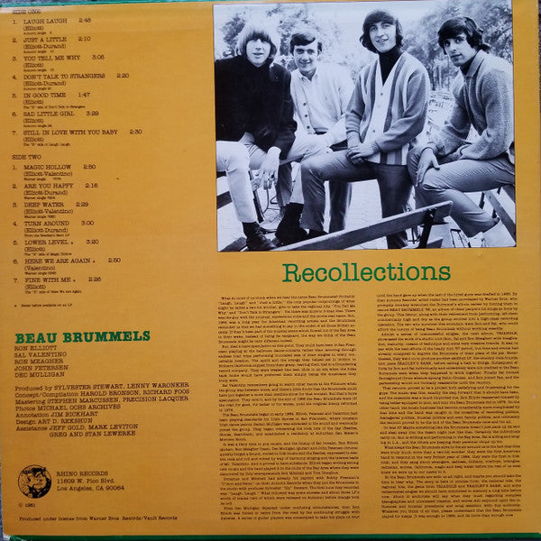 The Beau Brummels ~ The Best Of The Beau Brummels 1964 - 1968 (Vinyl) - Djungel & Jazz