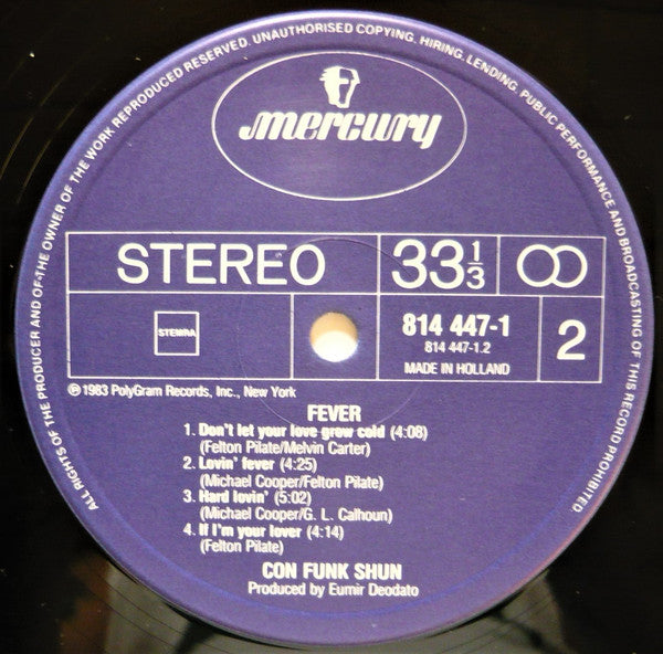 Con Funk Shun ~ Fever (Vinyl) - Djungel & Jazz