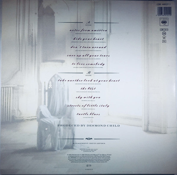 Bonnie Tyler : Hide Your Heart (LP, Album)