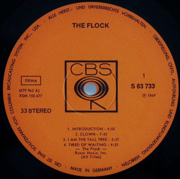 The Flock : The Flock (LP, Album, Bla)