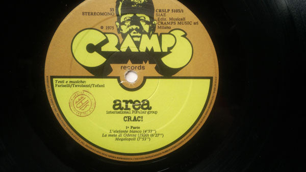 Area (6) : Crac! (LP, Album, RP, Gat)