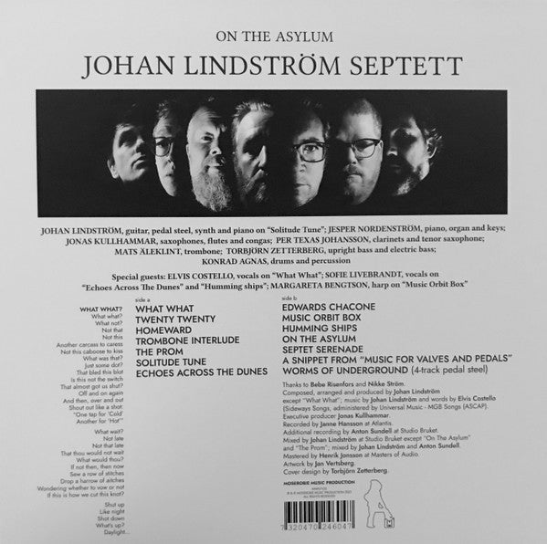 Johan Lindström Septett ~ On The Asylum (Vinyl) - Djungel & Jazz