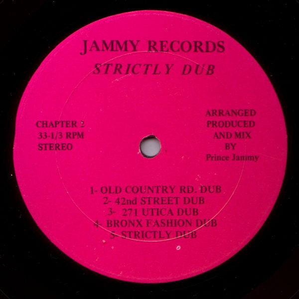 Prince Jammy : Strictly Dub (LP, Album)