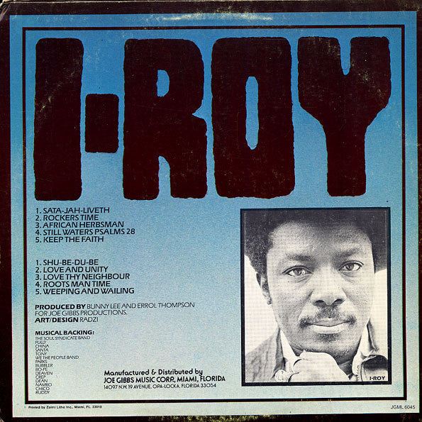 I-Roy : African Herbsman (LP, Album)
