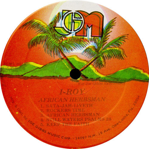I-Roy : African Herbsman (LP, Album)
