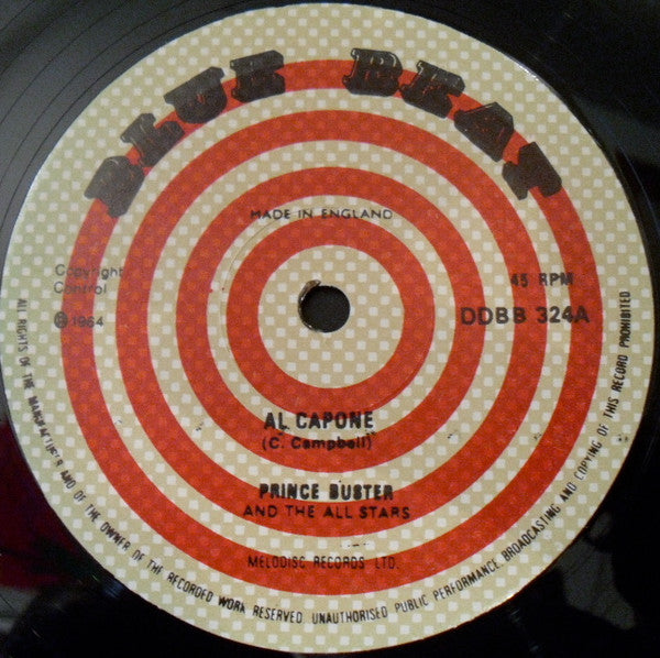 Prince Buster : Al Capone (12", Single)
