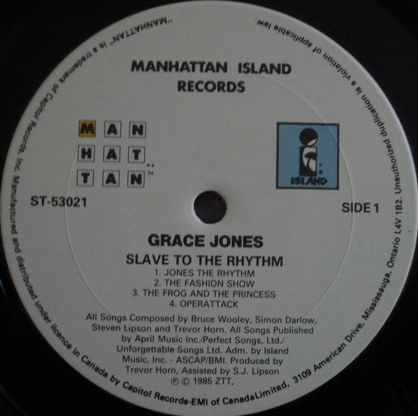 Grace Jones ~ Slave To The Rhythm (Vinyl) - Djungel & Jazz