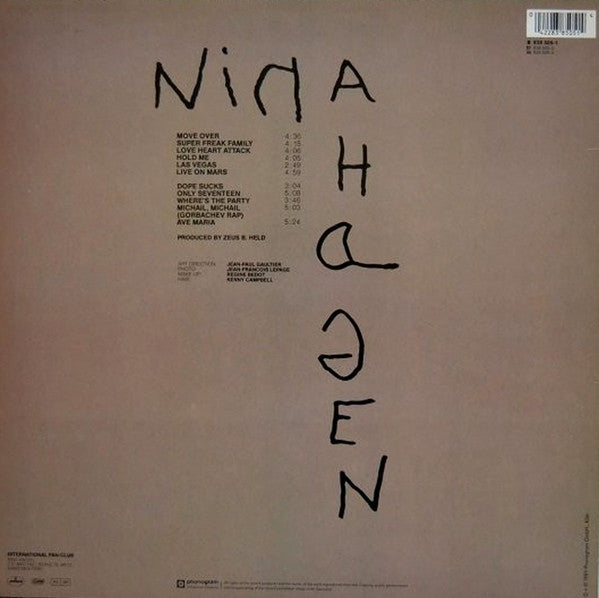 Nina Hagen ~ Nina Hagen (Vinyl) - Djungel & Jazz