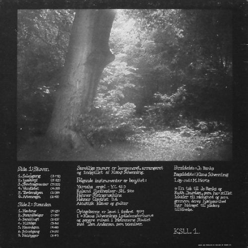 Klaus Schønning : Lydglimt (LP, Album)