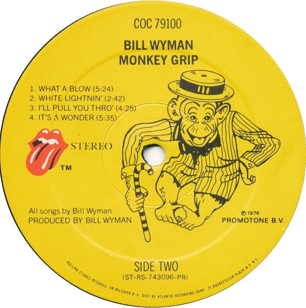 Bill Wyman ~ Monkey Grip (Vinyl) - Djungel & Jazz