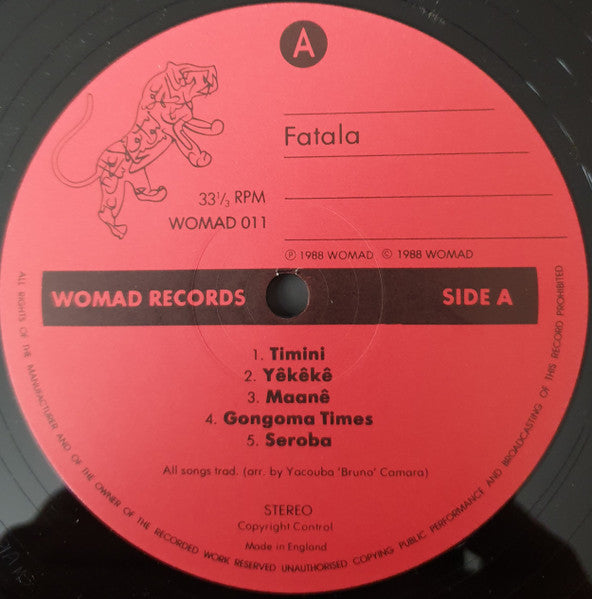 Fatala ~ Fatala (Vinyl) - Djungel & Jazz