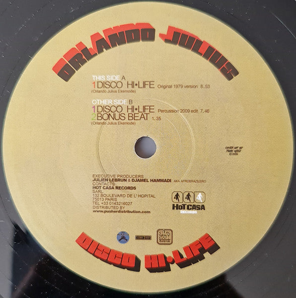 Orlando Julius : Disco Hi-Life (12")