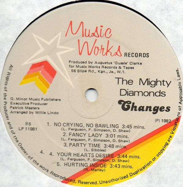 The Mighty Diamonds : Changes (LP, Album)