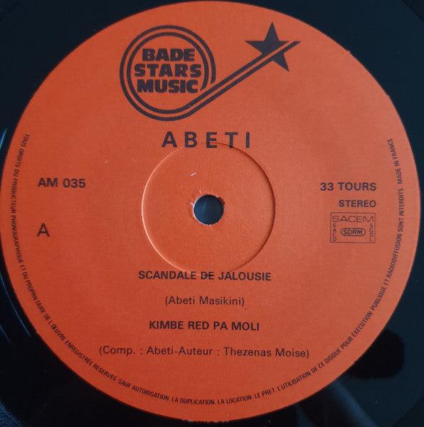 Abeti ~ En Colère (Vinyl) - Djungel & Jazz