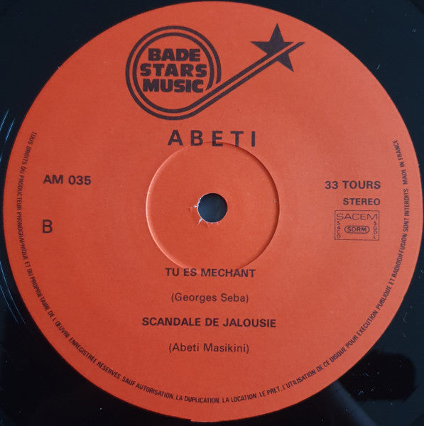 Abeti ~ En Colère (Vinyl) - Djungel & Jazz