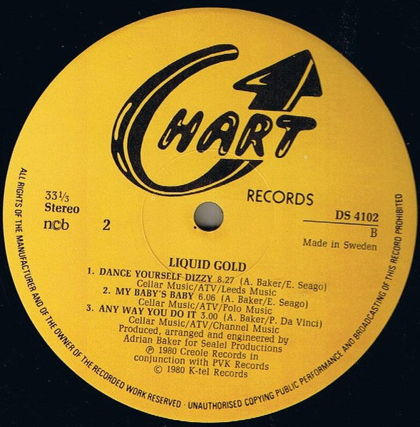 Liquid Gold ~ Liquid Gold (Vinyl) - Djungel & Jazz