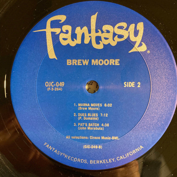 Brew Moore ~ Brew Moore (Vinyl) - Djungel & Jazz