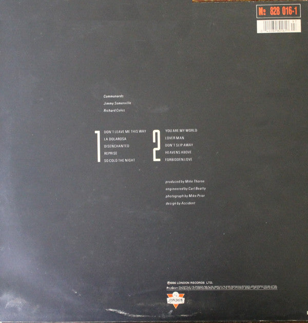 Communards* : Communards (LP, Album)