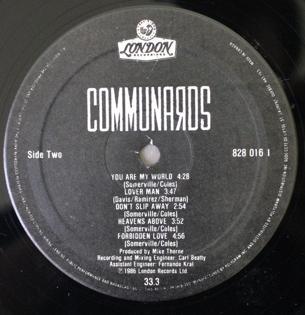 Communards* : Communards (LP, Album)