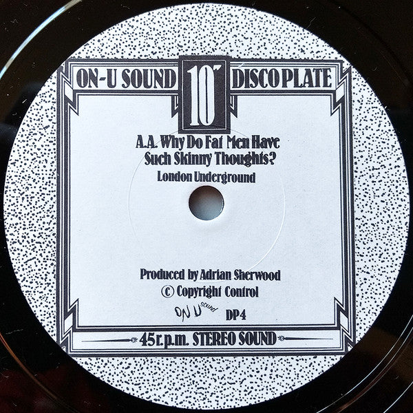London Underground : Watching West Indians In The Cold (10")