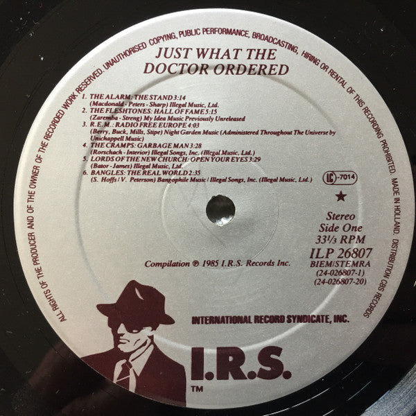 Various ~ Just What The Doctor Ordered: A Prescription Of IRS Records Hits To Alleviate Discomfort (Vinyl) - Djungel & Jazz