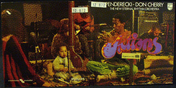 Krzysztof Penderecki - Don Cherry & The New Eternal Rhythm Orchestra : Actions (LP, Album, Gat)