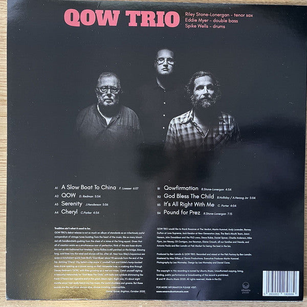 QOW Trio : QOW Trio (LP)