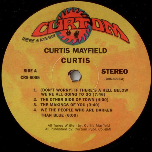 Curtis Mayfield ~ Curtis (Vinyl) - Djungel & Jazz