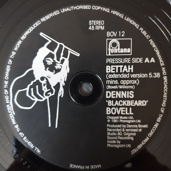 Dennis Bovell : Bertie / Bettah (12", Single)
