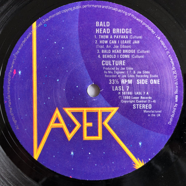 Culture : Baldhead Bridge (LP, Album)
