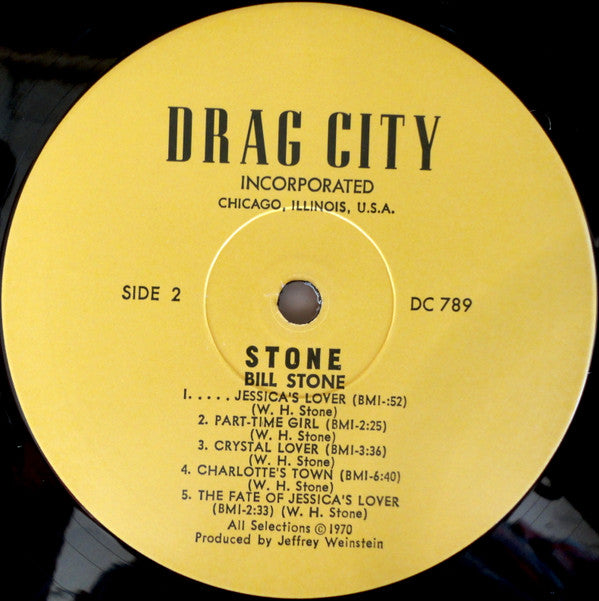 Bill Stone  ~ Stone (Vinyl) - Djungel & Jazz