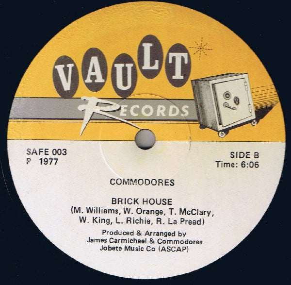 The Chi-Lites / Commodores : Bottom's Up / Brick House (12")