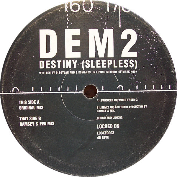 Dem 2 ~ Destiny (Sleepless) (Vinyl) - Djungel & Jazz