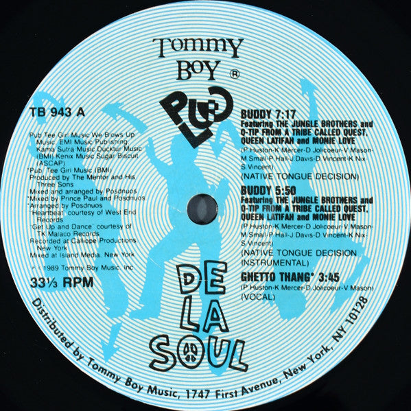 De La Soul ~ Buddy & Ghetto Thang (Vinyl) - Djungel & Jazz