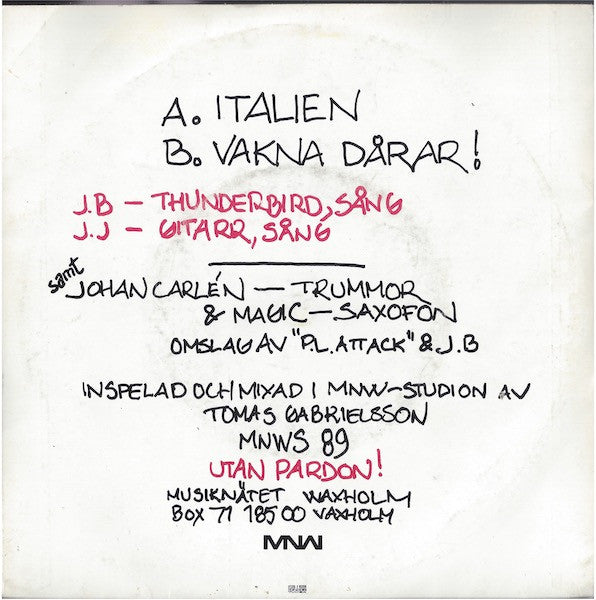 Strindbergs ~ Italien (Vinyl) - Djungel & Jazz