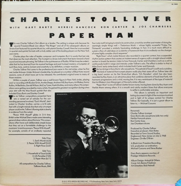 Charles Tolliver ~ Paper Man (Vinyl) - Djungel & Jazz