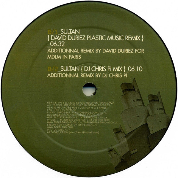 Tom Pooks : Sultan (12")