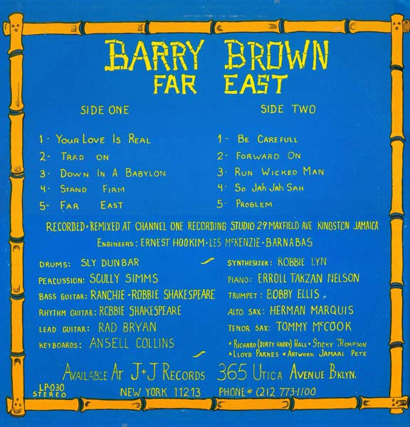 Barry Brown : Far East (LP, Album)