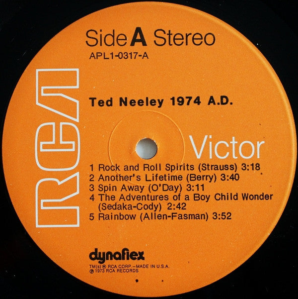 Ted Neeley ~ 1974 A.D. (Vinyl) - Djungel & Jazz