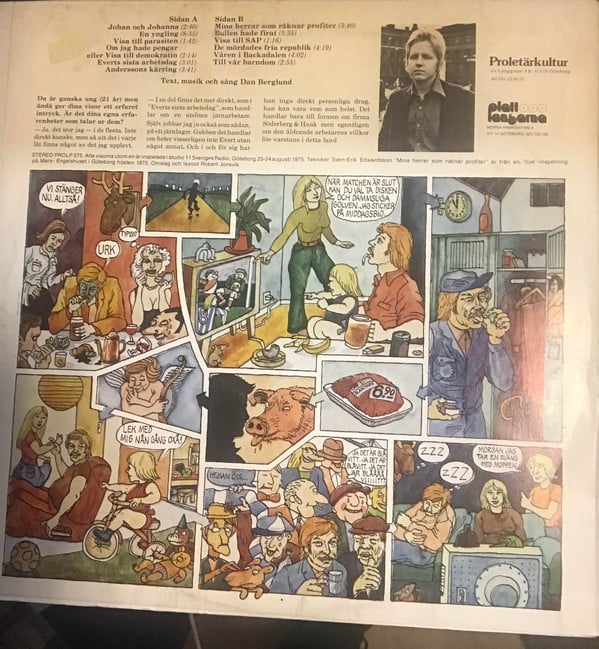 Dan Berglund  ~ En Järnarbetares Visor (Vinyl) - Djungel & Jazz