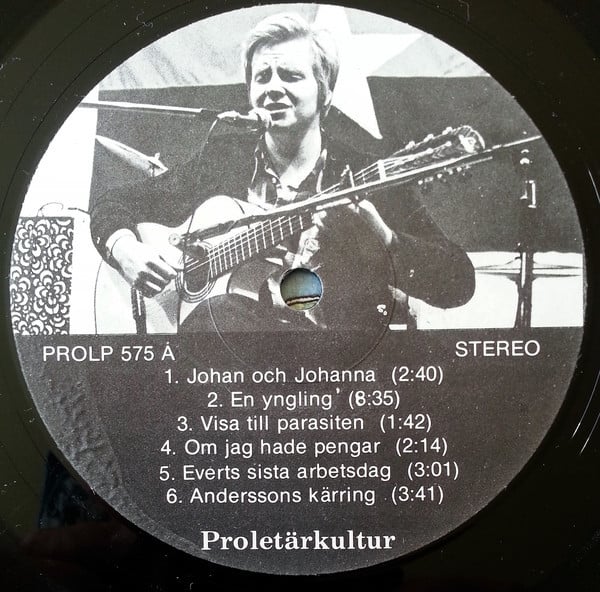 Dan Berglund  ~ En Järnarbetares Visor (Vinyl) - Djungel & Jazz