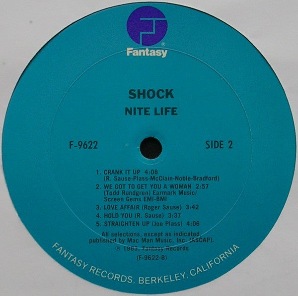 Shock  ~ Nite Life (Vinyl) - Djungel & Jazz