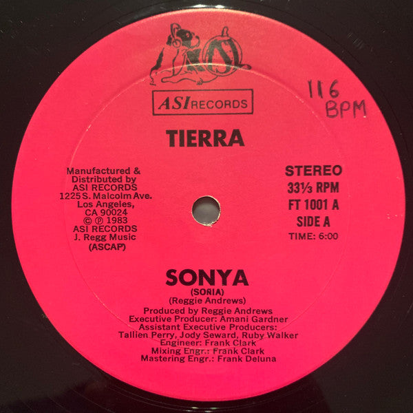 Tierra : Sonya (12")