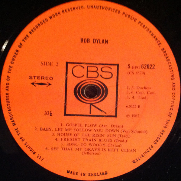 Bob Dylan ~ Bob Dylan (Vinyl) - Djungel & Jazz
