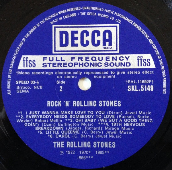 The Rolling Stones ~ Rock 'N' Rolling Stones (Vinyl) - Djungel & Jazz