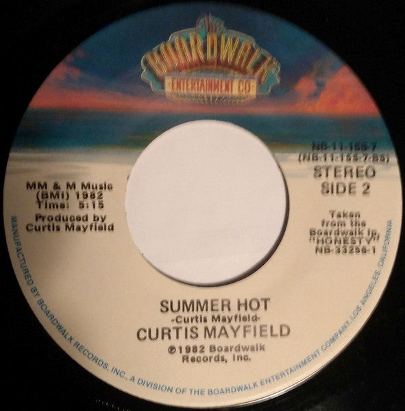 Curtis Mayfield ~ Hey Baby (Give It All To Me) / Summer Hot (Vinyl) - Djungel & Jazz