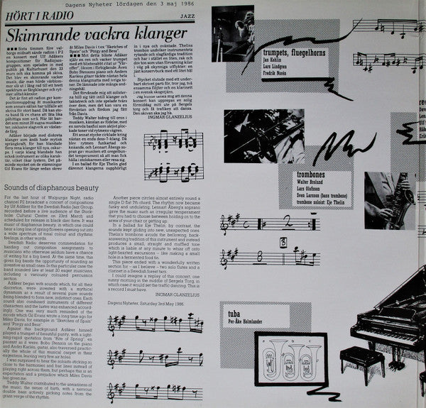 Ulf Adåker, Radiojazzgruppen ~ Chordeography (Vinyl) - Djungel & Jazz